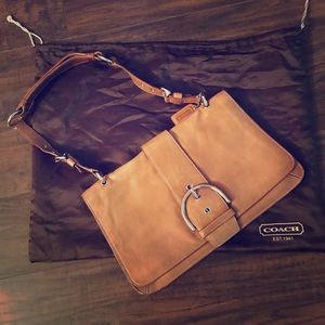 COACH leather handbag